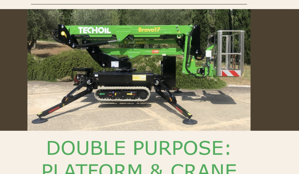 Bravo17, double purpose: platform & crane